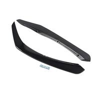 FSFYUK Aileron de pare-chocs avant noir brillant, aileron de pare-chocs avant inférieur, garniture de lèvre de spoiler Pour Classe CLA W117 C117 CLA45 CLA200 CLA220 2016-2018