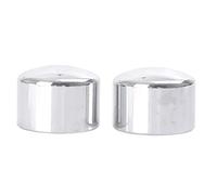 FSFYUK Cache-écrous d'essieu avant noirs CNC Pour Dyna Touring Electra Glides Road Glides Road Kings Street Glides Pour 1200 Iron 883 Pour VRSC 2002-2017