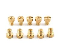 FSFYUK Lot de 10 gicleurs principaux de carburateur M5 de remplacement 30 32 35 36 38 40 42 45 46 48 For Dellorto Carburateur SHA SHB UA UB PHBG VHB-CS VHBT-CS