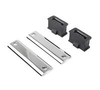 FSFYUK Paire de supports chromés et bagues d'isolateur de silencieux en caoutchouc compatibles Pour FLT 85-20 65723-85 65724-85A, Pour Modèles Touring 1985-2022