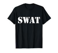 FSG Law Enforcement T-Shirt SWAT Team Noir Homme S Coupe Classique Manche Courte Coton 100%