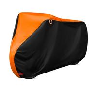 FSGRICH Housse de vélo de qualité supérieure 210T - Imperméable - Protection contre la pluie - Avec œillets de serrure - Protection solaire - Résistance à la déchirure - Avec sac - 200 x 110 x 70 cm