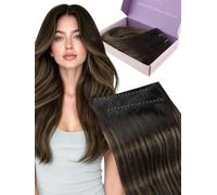 Fshine Meche Tissage 50 g 45 cm, Rajout, Butterfly Weft Extensions | Extension Cheveux Tissage, Weft Main Plate, Réutilisable Plusieurs Fois, Soirée Romantique, Amateurs Mode, Bal De Promo