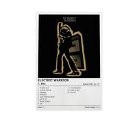 fshsxver Electric Warrior - Poster d'album de musique sur toile pour décoration de chambre à coucher, bureau, chambre, cadeau (60 x 90 cm)