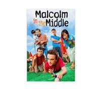 fshsxver Poster sur toile Malcolm In The Middle - Décoration pour chambre à coucher, bureau, chambre - Cadeau - 30 x 45 cm