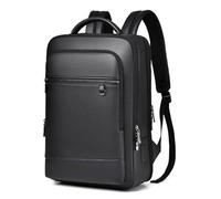 FSJMTQTS Sac à Dos pour Hommes Sac à dos d'affaires for homme en cuir PU Sac d'ordinateur Sac de voyage