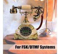 Fsk Dtmf Vintage Antique TéLéPhone 38 Groupes Appels Enregistrements Un Bouton Recomposition TéLéPhone Antique