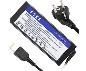 FSKE 20V 4.5A Chargeur pour PC Portable Lenovo Adlx65nlc3a,Adlx45nlc3a,Adlx45ndc3a,Adlx45dlc3a T460S T460 X240 X250 Yoga 13 Ordinateur AC Adaptateur Alimentation 90W, Connecteur:11 * 5.0mm