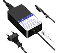 FSKE Chargeur Surface Pro 65W Compatible avec Microsoft Surface Pro X/Pro 7/Pro 3/Pro 4/Pro 5/Pro 6, Chargeur d'alimentation 15V 4A pour Surface Laptop 1/2/3, Surface Book 1/2, Surface Go