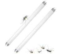 FSL BL T8 F10W Lot de 2 ampoules de rechange électriques pour destructeur de mouches/insectes Zapper, ampoule de rechange pour destructeur d'insectes électrique 20 W