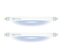 FSL T5 F6W BL Ampoule de Rechange pour Lampe Tue Mouche, Tube UV de 22,6cm pour la Tueur de Moustique/Tueur Insecte de 12W(2 pièces)