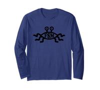 FSM T-Shirt avec Logo Athéisme Flying Spaghetti Monster Noir Manche Longue