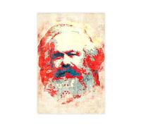 FSMFBGD Karl Marx Poster sur toile pour chambre à coucher, bureau, chambre, cadeau 30 x 45 cm