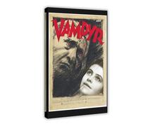 FSMFBGD Poster du film Vampyr sur toile - Décoration murale pour salon, chambre à coucher - 40 x 60 cm