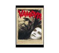 FSMFBGD Poster du film Vampyr sur toile - Décoration pour chambre à coucher, bureau, chambre - Cadeau - 40 x 60 cm
