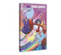 FSMFBGD Poster sur toile Transformers And My Little Pony Friendship in Disguise! Décoration de chambre à coucher, bureau, cadeau (50 x 75 cm)
