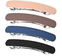 FSMILING Barrettes à cheveux pour femmes Glissières de cheveux mates Barrettes automatiques pour femmes cheveux épais et fins