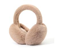 FSMILING Cache Oreille Femme Hiver Reglable Cache-Oreilles Femme Cache Oreille Marron Chauds Couvre Oreille Pour Femmes Adulte