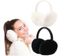 FSMILING Cache-oreilles d'hiver en peluche Cache-oreilles d'hiver pour femmes filles