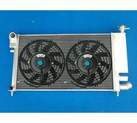 FSMOTO Radiateur en aluminium + ventilateurs pour Peugeot Geot 306 1.8D 1.9 2.0 GTi XSi 16 V et Cit-Roën XSARA/ZX 1,9 L 2.0i 16 V