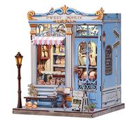 Fsolis Book Nook Kit - Sweet Marie, DIY Miniature Maison de Poupée, Décoration 3D en Bois avec Maison de poupée illuminée Cadeau créatif Magique pour Adultes