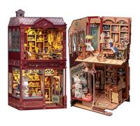 Fsolis Kit Book Nook Maison de poupée Miniature - Puzzle 3D en Bois pour Adultes - Décoration d’étagère et Cadeau pour passionnés de Bricolage (Marguerite Tailor)