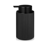 FSorce Foaming Hand Soap Dispenser Refillable Matte Soap Pump Dispenser for Bathroom&Kitchen Hand and Dish Liquid Foam Bottle(Black)