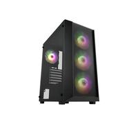 Boitier Moyen Tour ATX FSP CMT218 RGB avec panneau vitré (Noir)