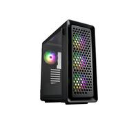 FSP CUT593A Ultra Tower Noir - Boîtier PC, ATX/EATX, 3x140mm Avant, 1x140mm Arrière, Baies 3.5"x3/2.5"x4, USB 3.2, Verre Trempé, Filtre Poussière
