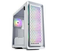 FSP GROUP Boîtier PC CUT593P – Grand Tour ATX RGB, panneau vitré, Blanc