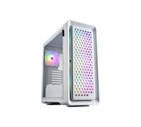 FSP CUT593P Tower Blanc - Boîtier PC ATX/micro ATX/Mini-ITX, 3x140mm avant, 1x140mm arrière, USB 3.2 Gen 1/Gen 2 Type-A/Type-C, SPCC/Verre Trempé