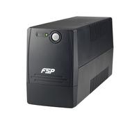 FSP FP 800 Onduleur 0.8kVA/480W Tower, Sinus, 2 Prises Type F, Batterie 12V 9Ah, AVR, Protection Surcharge, Niveau Sonore 40dB