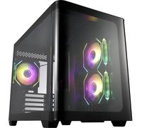 FSP Group Tour midi FSP Fortron POC0000242 Boîtier gaming noir fenêtre latérale