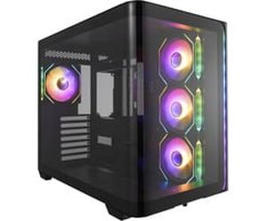FSP M580-BA Midi Tower Noir, boîtier pc