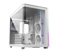 FSP M580 Plus Boîtier Midi-Tour Blanc en Verre Trempé