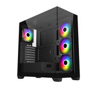 FSP POC0000272 Boîtier PC Mi-Tower Noir Blanc ATX Midi/Mini-Tower