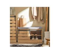 SoBuy FSR120-N Meuble de Rangement à Chaussures Armoire à Chaussures Commode à Chaussures Marron G