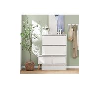 SoBuy FSR134-W Meuble à Chaussures avec 1 Banc de Rangement Amovible (124-92) x 24 x 115
