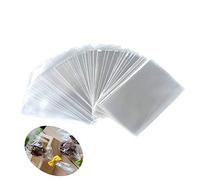 FSSTUD 100 Pièces Plastique Sachet Cellophane Sac de Bonbon Sucette Biscuit OPP Pochette 8x12cm