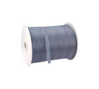 FSSTUD Ruban en organza transparent brillant pour emballage cadeau, 454 m x 6 mm, ruban en tulle fin pour cartes cadeaux de mariage, gris