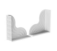 FStopper Lot de 2 protections anti-éclaboussures de douche en silicone sans colle pour salle de bain, , cuisine, appartement, dortoir étudiant, propriétaire de maison, parents occupés