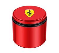 FSWEOKL Cendrier de Voiture pour Ferrari Enzo Ferrari, Mini Cendrier Auto Anti Odeur Étanche Ignifuge sans Fumée Compartiment Détachable,Red