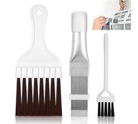 FSWWSF Peigne à lamelles 3 pièces pour sèche-linge à pompe à chaleur - Peigne à lamelles pour climatisation - Condensateur - Peigne de nettoyage - Brosse de nettoyage pour sèche-linge