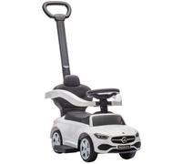 FSX Véhicule à roues pour enfants de 1 à 3 ans convertible en poussette avec licence Mercedes 91 x 40 x 83 cm blanc