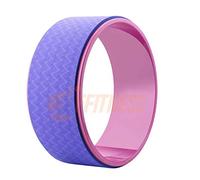 FSYC068V Body Dharma Yoga Wheel | Anneau pour entraînement Pilates Fitness Workout Gym Gymnastique | Surface antidérapante (Violet)