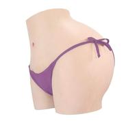 FSYH Culotte en Silicone Complet Hip Enhancer Shaper Push Up Shorts Gros Cul rembourré Cacher Gaff Boxer Slips pour travesti,Bronze,Basic