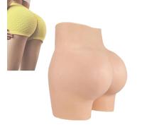 FSYH Culotte en Silicone complète Fausse Chatte Cul rembourré Shaper Contrôle Push Up Short Cacher Gaff Boxer Slips pour Cosplay,Marron,Basic
