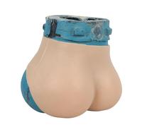 FSYH Culotte en Silicone réaliste avec Rembourrage pour relever Les Fesses, Short Gainant en Forme de Triangle pour Cosplay et Crossdressing,Natural,One Size