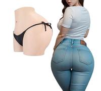 FSYH Culotte en Silicone réaliste avec vagin, Remodelant Les Fesses, Effet Push-up, Short de contrôle, Gaff dissimulateur, Culotte rehausseuse pour Personnes transgenres,Color2,Upgrade
