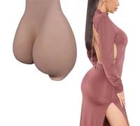 FSYH Culotte en Silicone Rehausseur De Hanches pour Rehausseur De Fesses Pantalon FaçOnnant pour Les Travestis Transgenres Drag Queen,Color3,hip0.47in